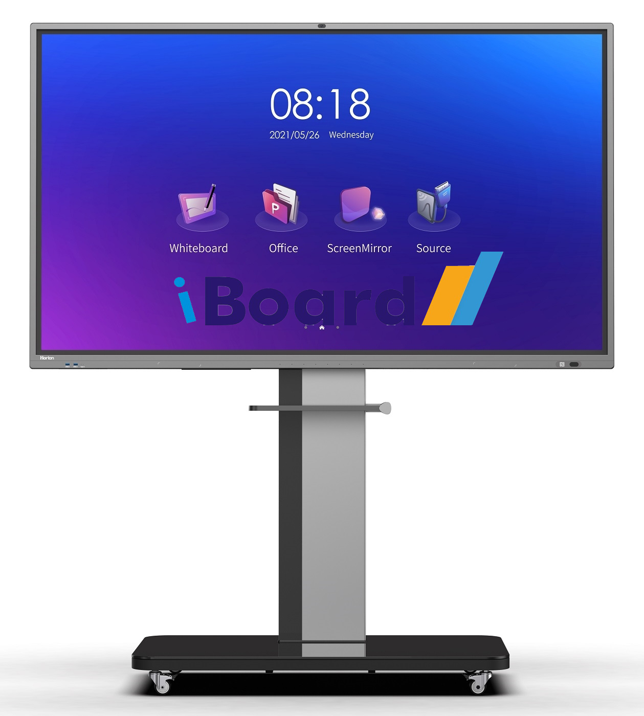 Інтерактивна панель iBoard 86" (86IBIPDZRK3588), OPS i5 12400-32/512, мобільний стенд
